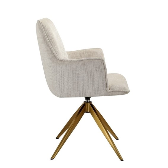 Krzesło Obrotowe DAKOTA ARM Beż