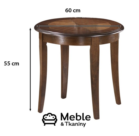 Ława CALIFORNIA D fi60 Orzech