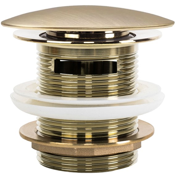 Korek Do Wanny 6cm Złoty Szczotkowany