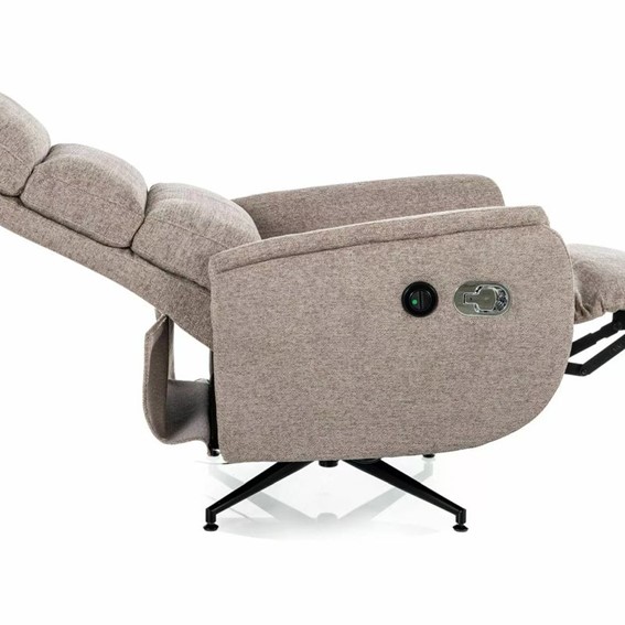 Fotel Rozkładany FENIX RAVEN Ciemny Beż