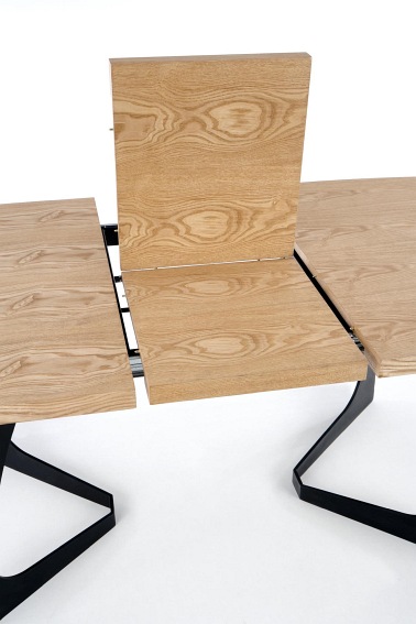 Stół Rozkładany Veldon 90x160 Dąb/Czarny