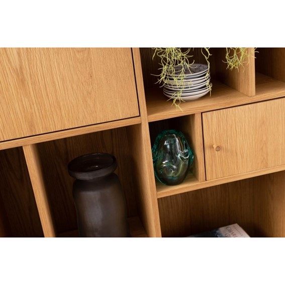 Regał RANGOON Szeroki Dąb