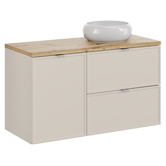 Zestaw Meblowy WIKI 100cm Dąb Artisan/Kaszmirowy Mat