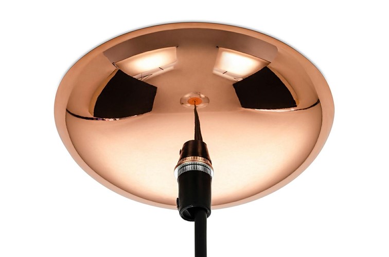 Lampa Wisząca SANDRA 20 Miedziana Szkło/Metal