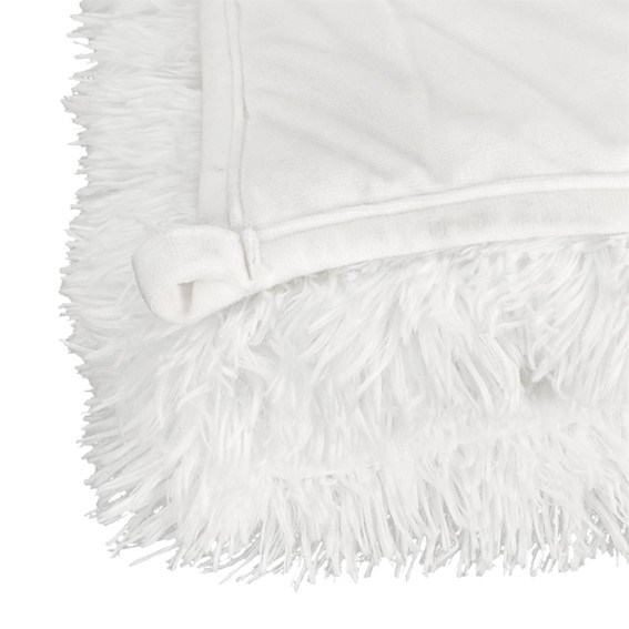 Koc Obciążeniowy FURRY 150x200cm Biały