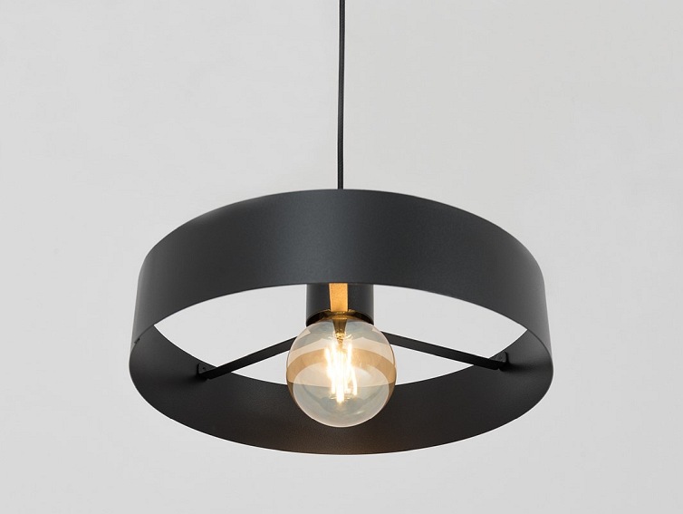 Lampa wisząca FAY 1 L – czarny