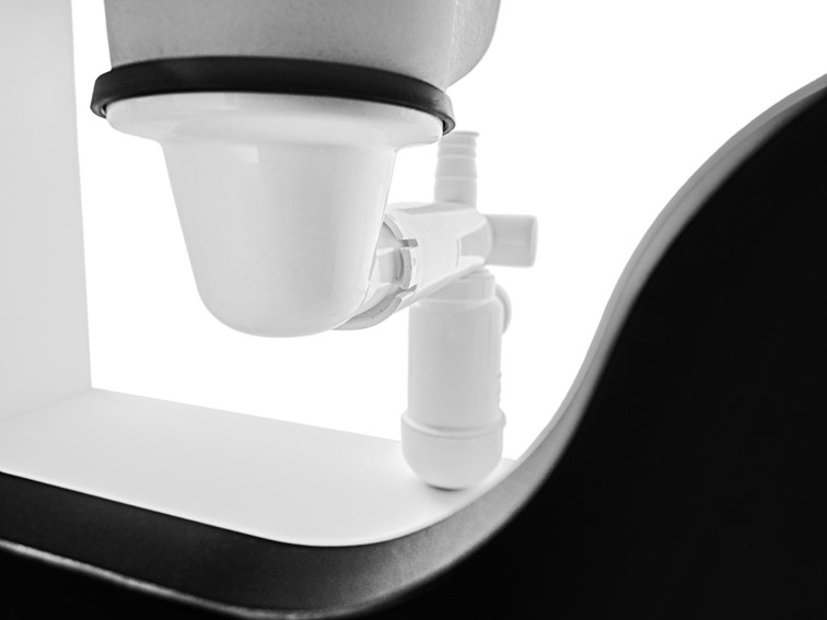 Syfon Umywalkowy PRELOC 400 Srebrny