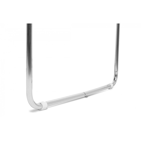 Fotel IVAN Czarny/Srebrny