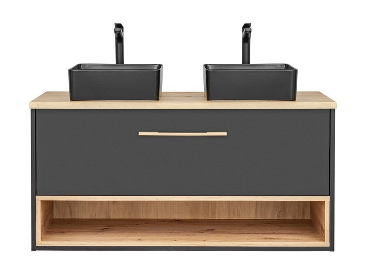 Szafka pod Umywalkę Borneo 46x80x57 Czarny