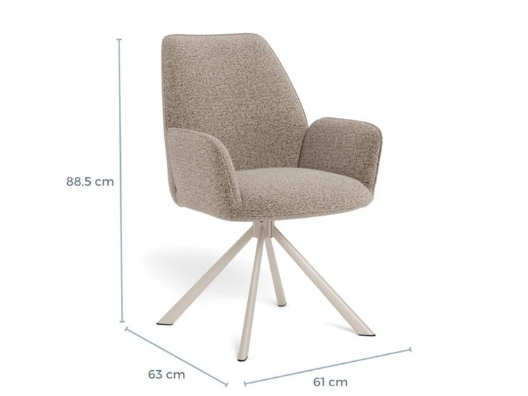 Krzesło GLENDA Beżowy