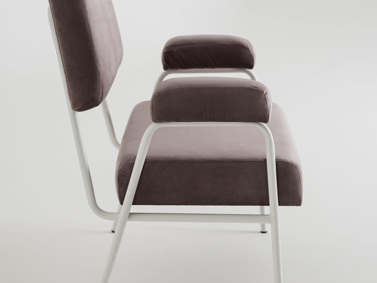 Fotel SIMPLE Owoc Lychee/Biały