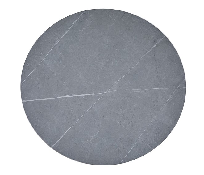 Stół TALIA fi90 Czarny/Szary