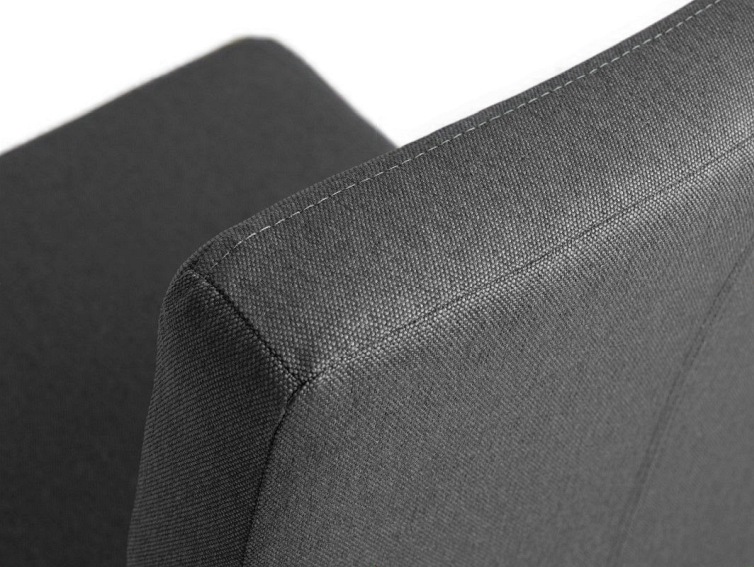 Krzesło Wilton Chair 45x51x85 Karbon/Naturalny