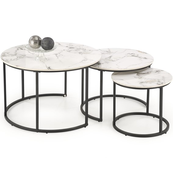 Ława GILDA fi80 Biały