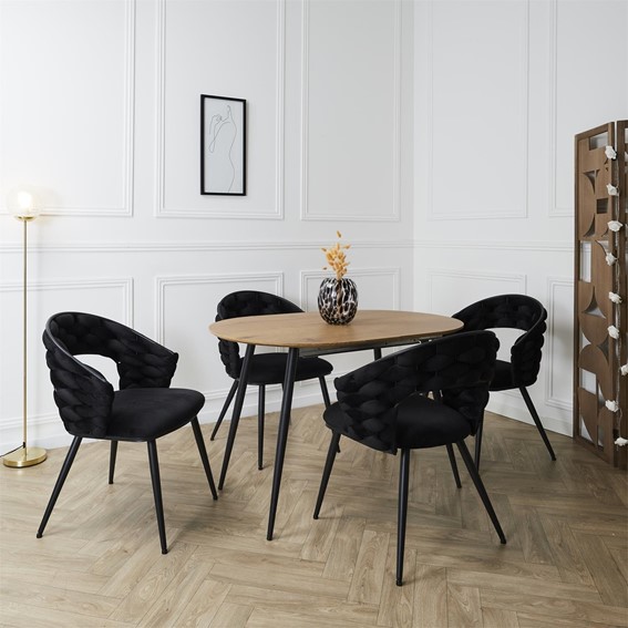 Krzesło SAWYER Czarny