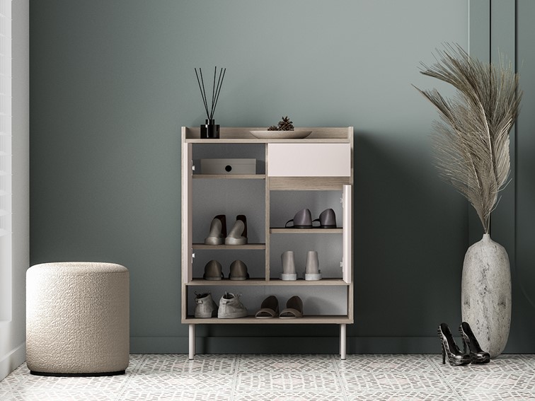 Szafka na Buty VOCO 03 Cashmere/Dąb Cremona Terracotta