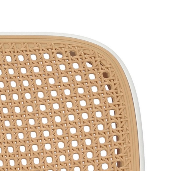 Krzesło ANTONIO Biały/Brązowy