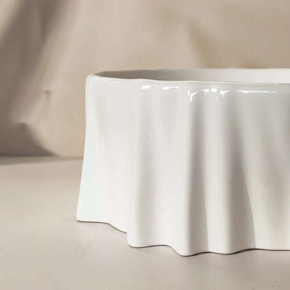 Umywalka Nablatowa ANASTAZJA Biały