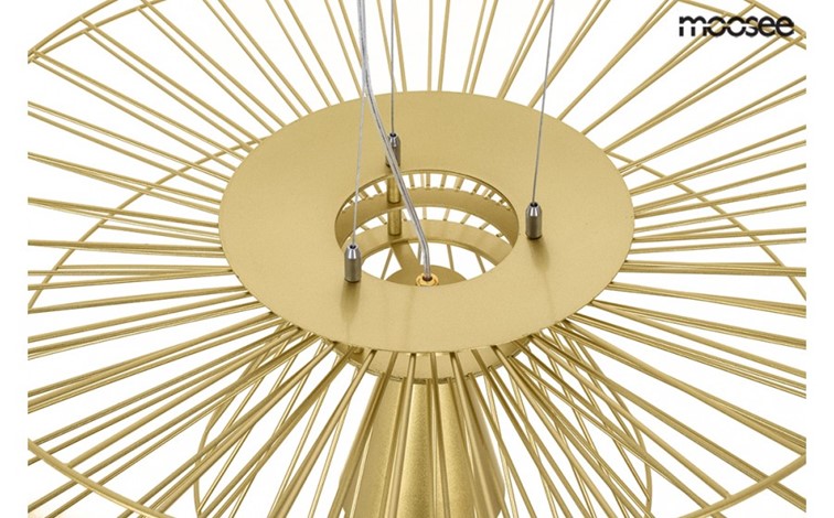 Lampa Wisząca SESTO Złoty