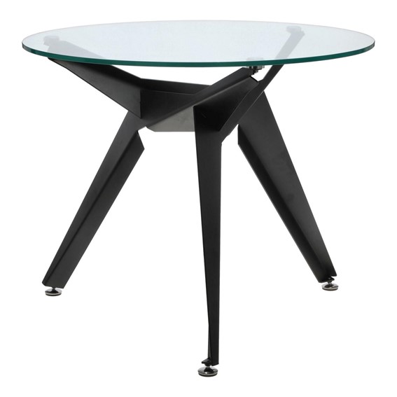 Stół TROY Fi90cm Czarny