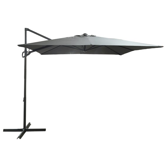 Parasol Ogrodowy VENTO 2.5m Ciemny Szary