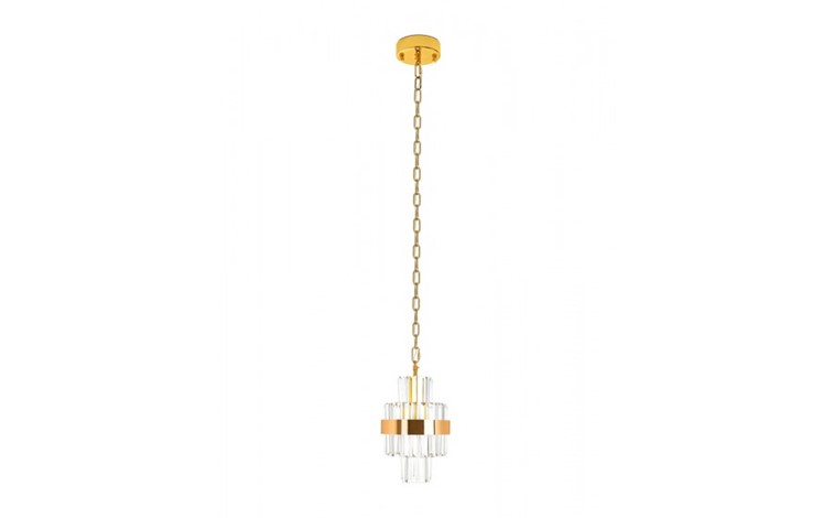 Lampa Wisząca IMPERO Złoty/Transparentny