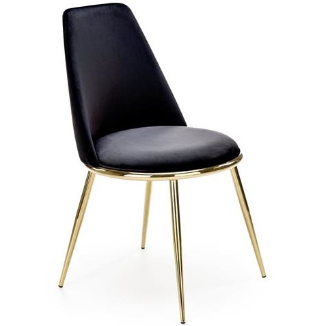 Krzesło K460 Złoty/Czarny