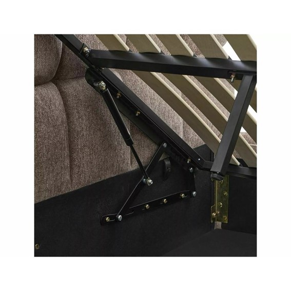 Łóżko PARMA Raven 160x200cm Ciemny Beżowy