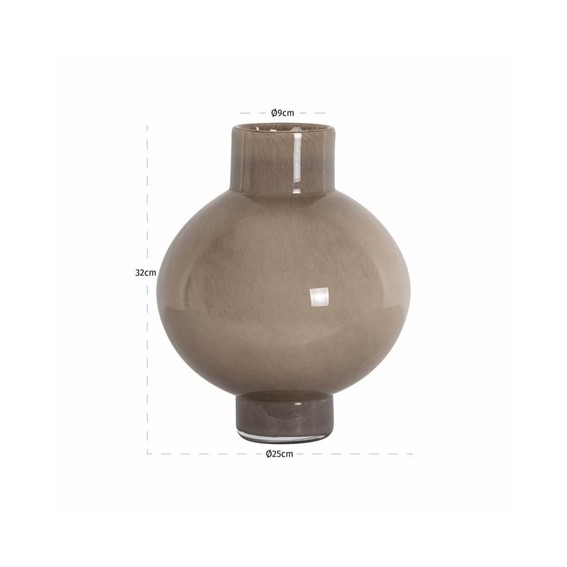 Wazon CELINA S Brązowy