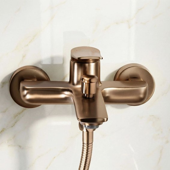 Bateria Wannowa VISION Miedź Szczotkowany