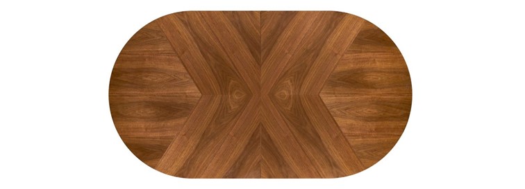 Stół Rozkładany JASON (180-300)x100 Orzechowy/Czarny