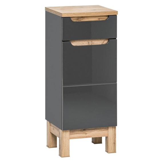 Szafka Niska 1D BALI Grafit 810 Czarny