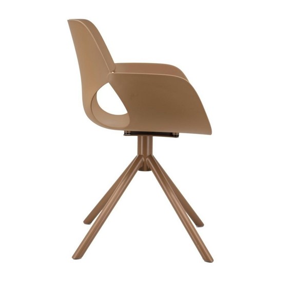 Krzesło LENNON ARM Brązowy