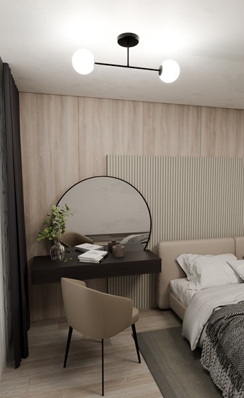 Lampa Sufitowa ROMA 2 Czarny/Opal