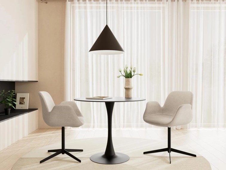 Krzesło BETH Beżowy/Czarny