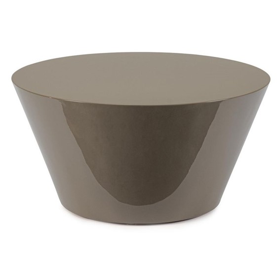 Stolik Kawowy OTILIA SHAPED Fi60cm Brązowy