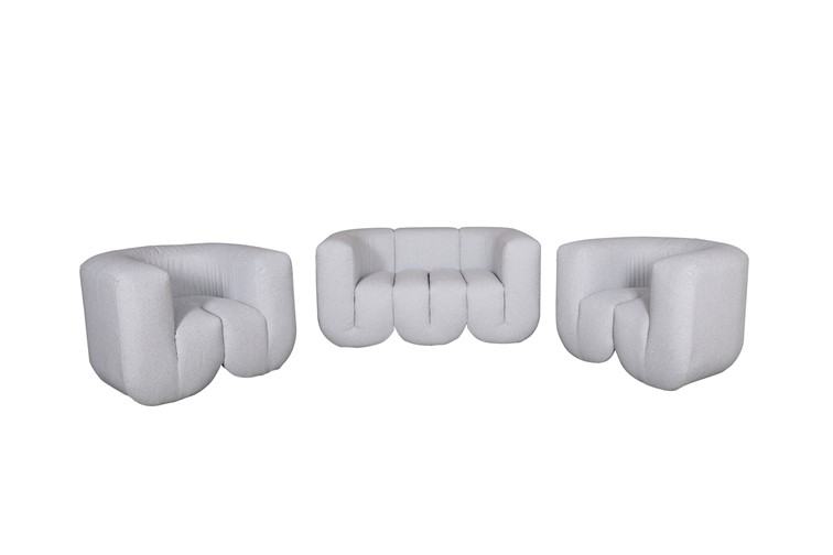 Fotel NUA N88-100-1 Jasnoszary