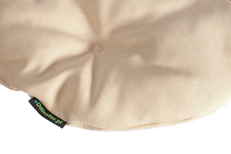 Okrągła Poduszka na Krzesło Ofelia 36cm Beżowy