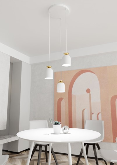 Lampa Wisząca TARGET PREMIUM 3 Biały