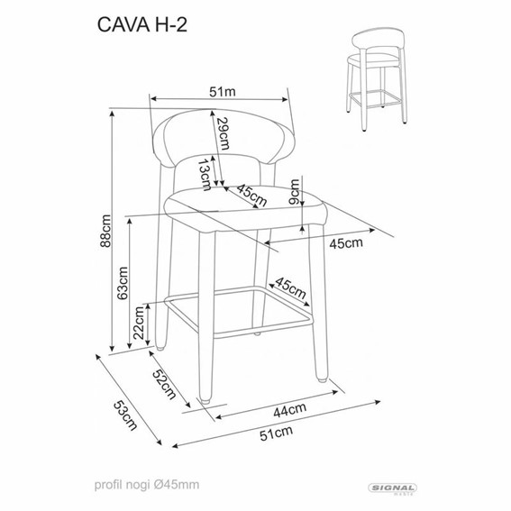 Hoker CAVA H-2 Beżowy
