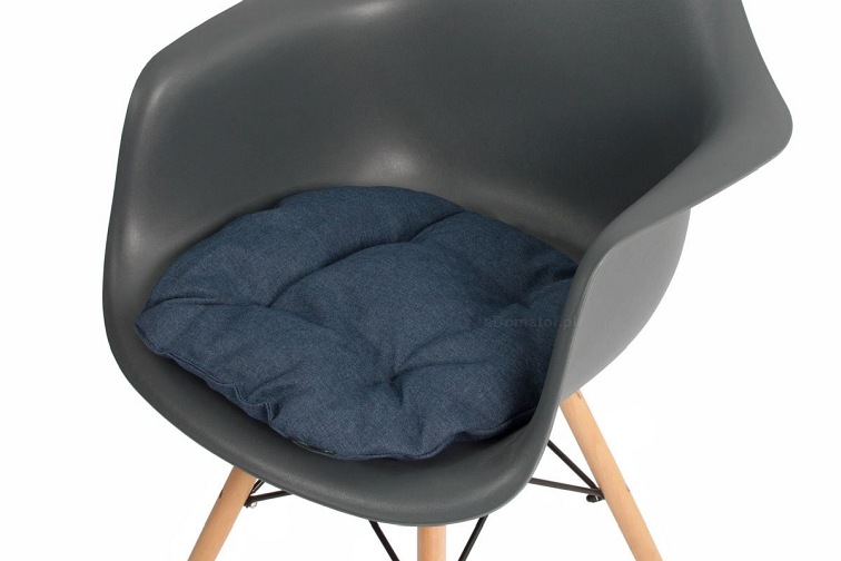 Poduszka na Krzesło KAMILA 40cm Granatowy