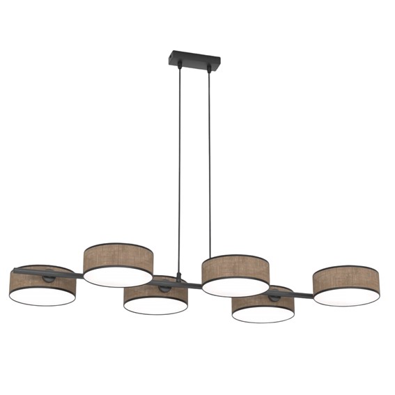 Lampa Wisząca DRUMZ 6 Brązowy