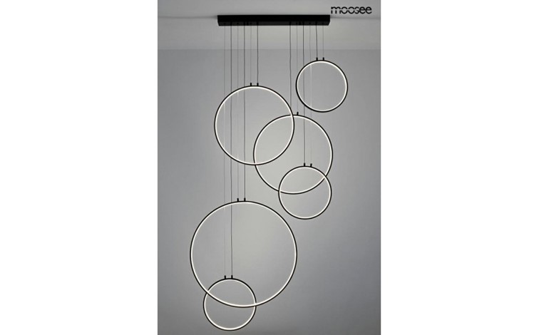 Lampa Wisząca CIRCULO SIX Czarny
