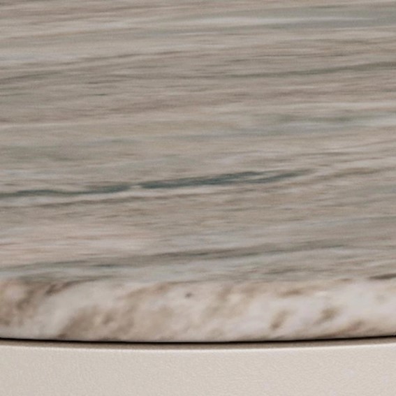 Stolik CANGAS fi45 Marmur/Szary