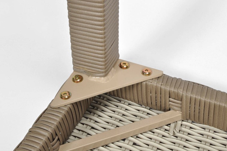 Stół Ogrodowy MALAGA 150X90x74 Beżowy