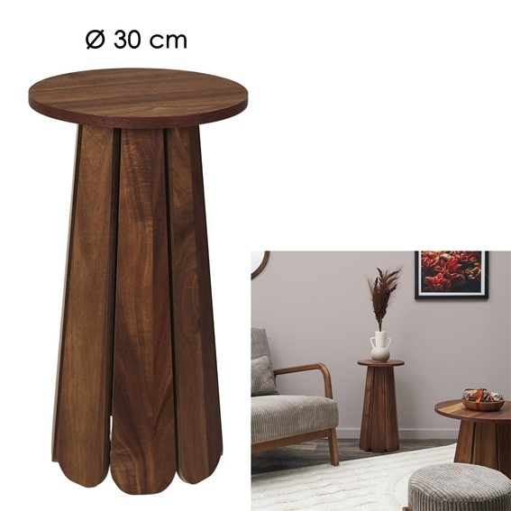 Stolik Boczny WILL Fi30cm Orzech