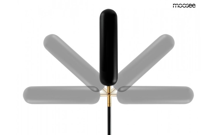 Lampa Ścienna TENTA Czarny