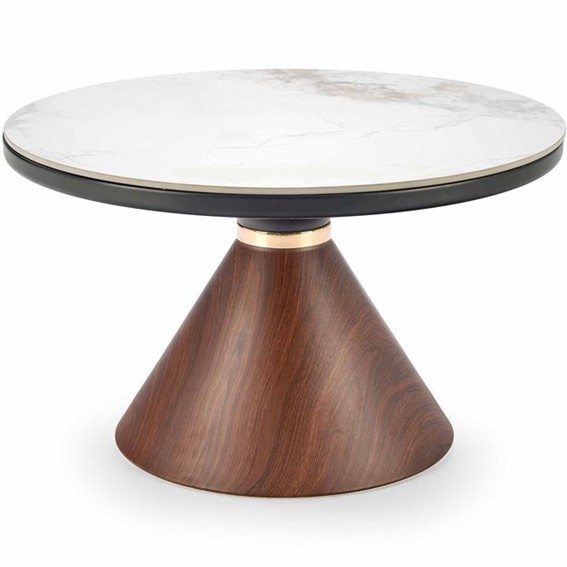 Ława GENESIS fi70 Orzech/Biały