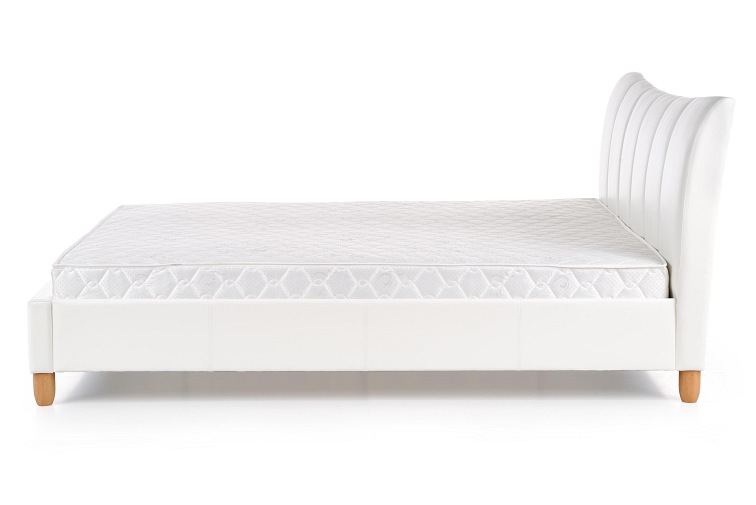Łóżko tapicerowane SANDY biały