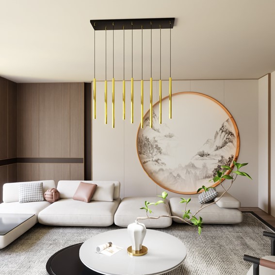 Lampa Wisząca SELTER 9 Złoty